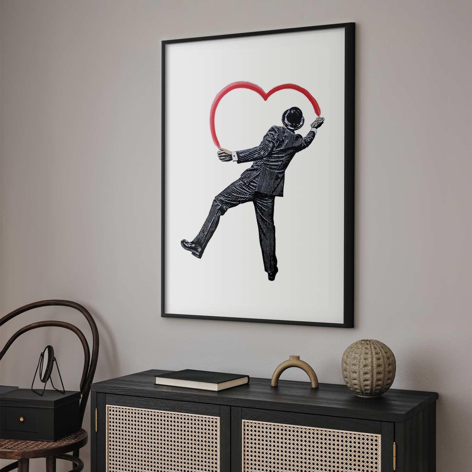 Poster - Elegant Graffiti Artist Artgeist