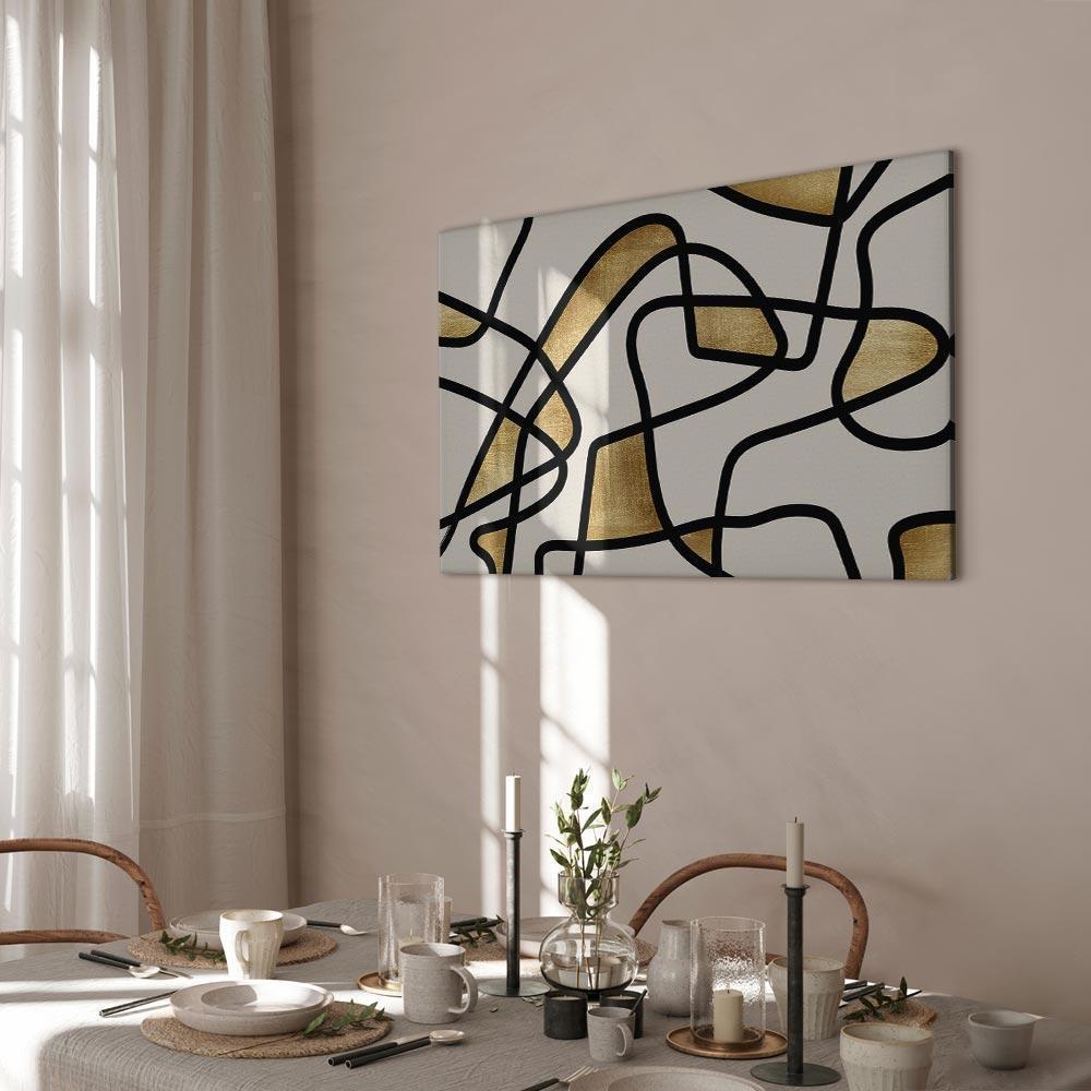 Leinwandbild - Golden Spiral (1 Part) Wide