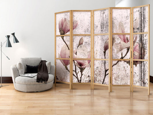 Japanischer Paravent - Vintage Magnolias II Artgeist