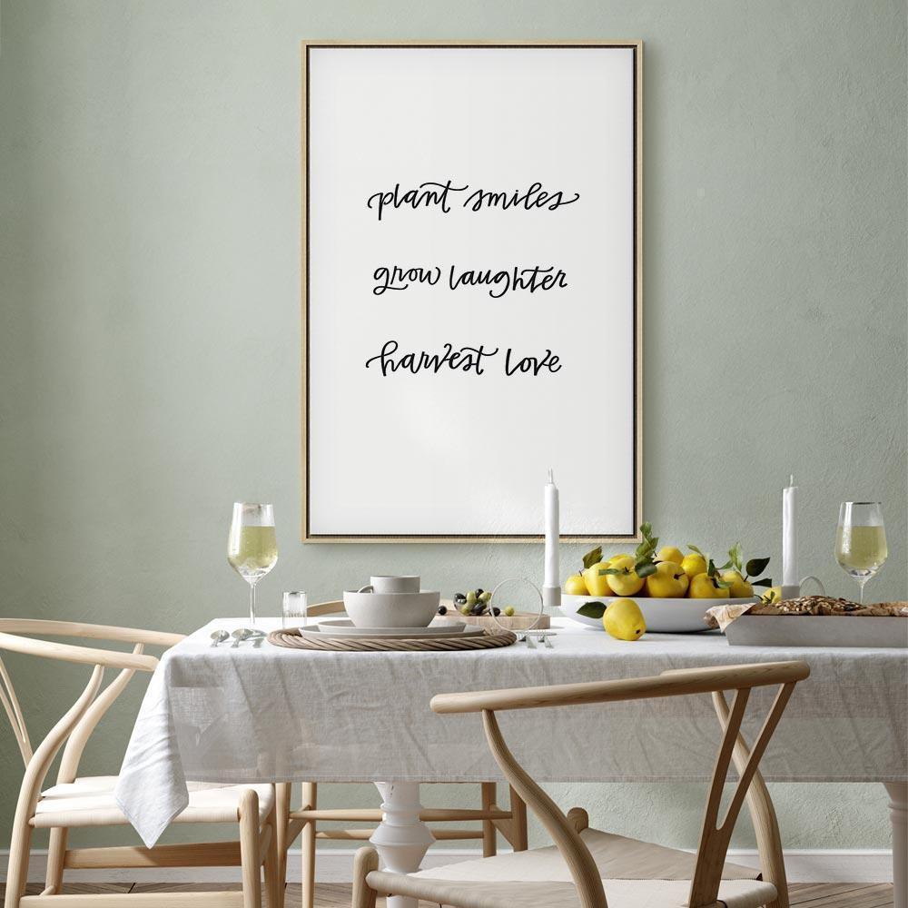 Leinwandbild - Joy and Love (1 Part) Vertical