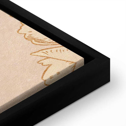 Leinwandbild - Golden Mosaic of Nature (1 Part) Wide