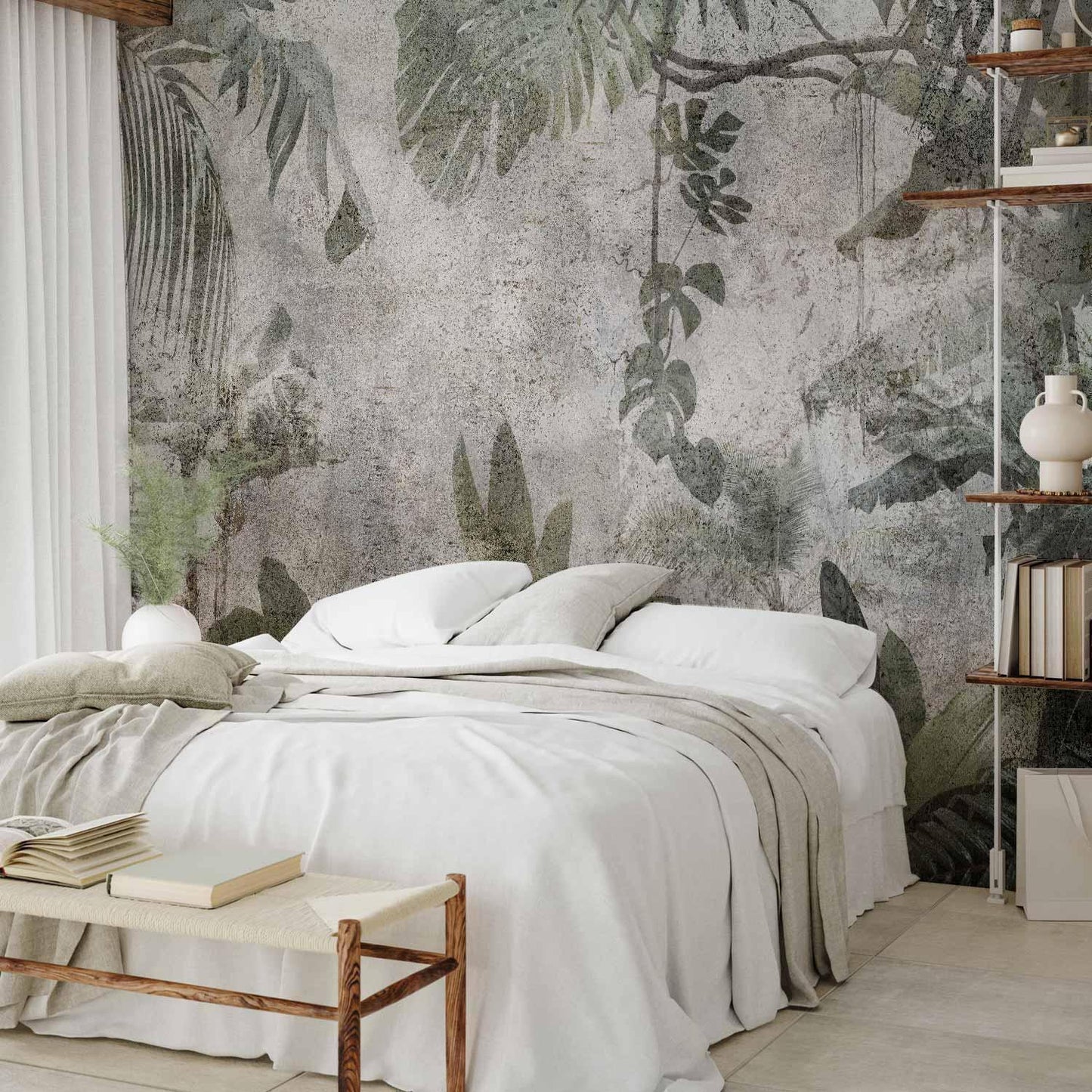 Fototapete - Rain Forest in the Fog