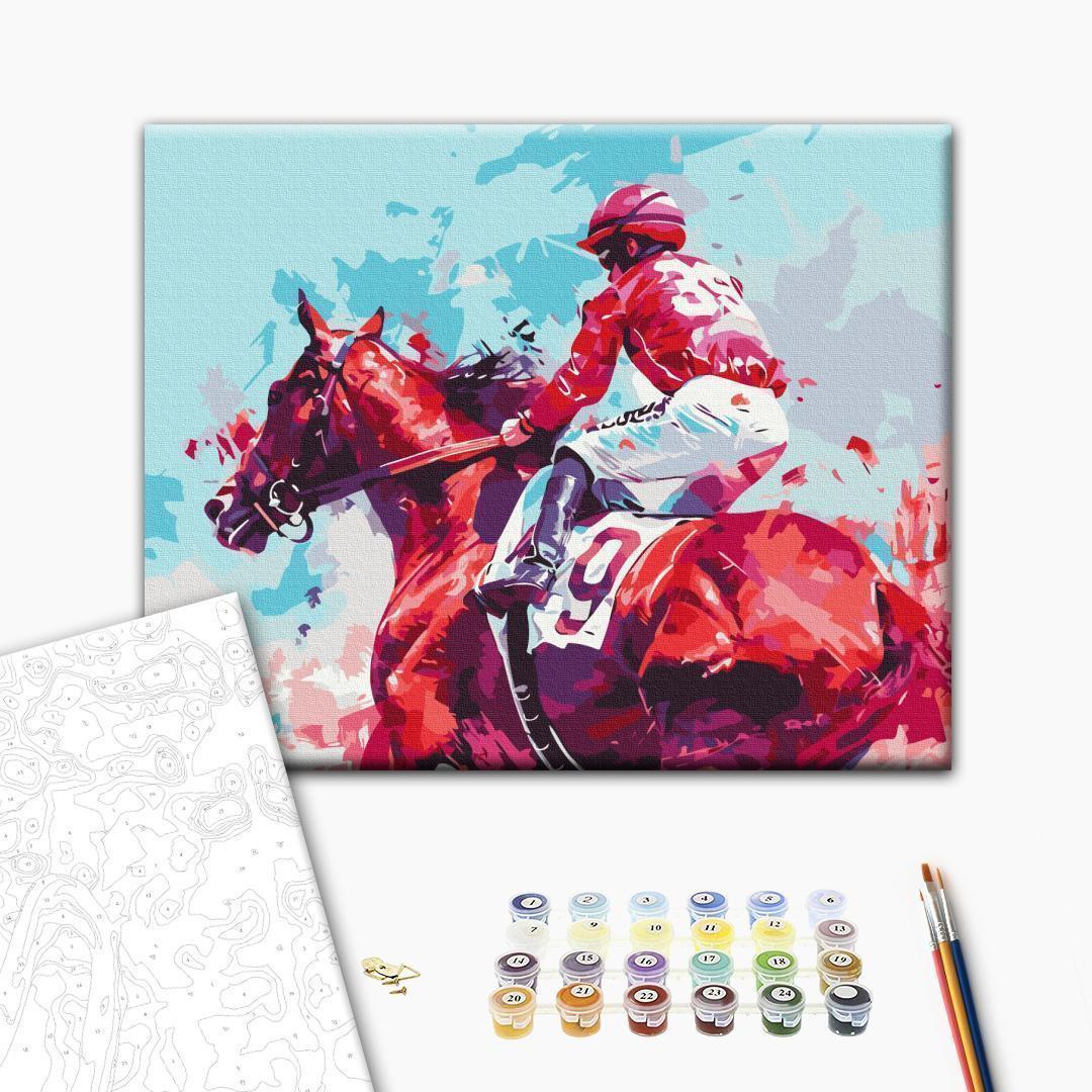 Malen nach Zahlen - Winning race