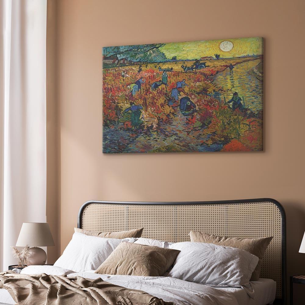 Leinwandbild - Vincent van Gogh – The Red Vineyard