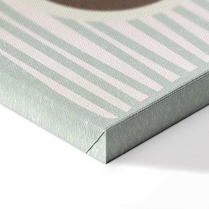 Leinwandbild - Parisian Breakfast (1 Part) Vertical