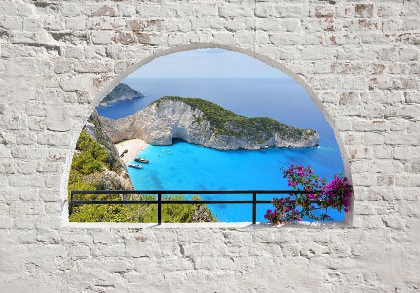 Fototapete Kalamaki Zakynthos – Traumhafte Küstenlandschaft aus Griechenland Sawelt