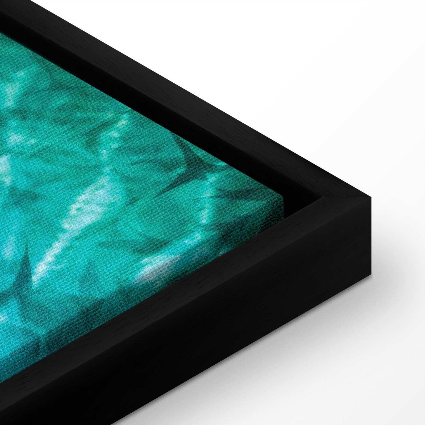 Leinwandbild - A shoal of dark fish