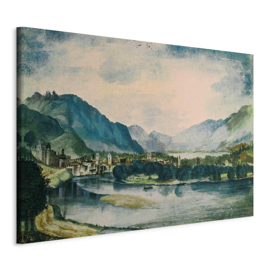 Leinwandbild - Ansicht von Trient von Norden (Albrecht Dürer) Artgeist
