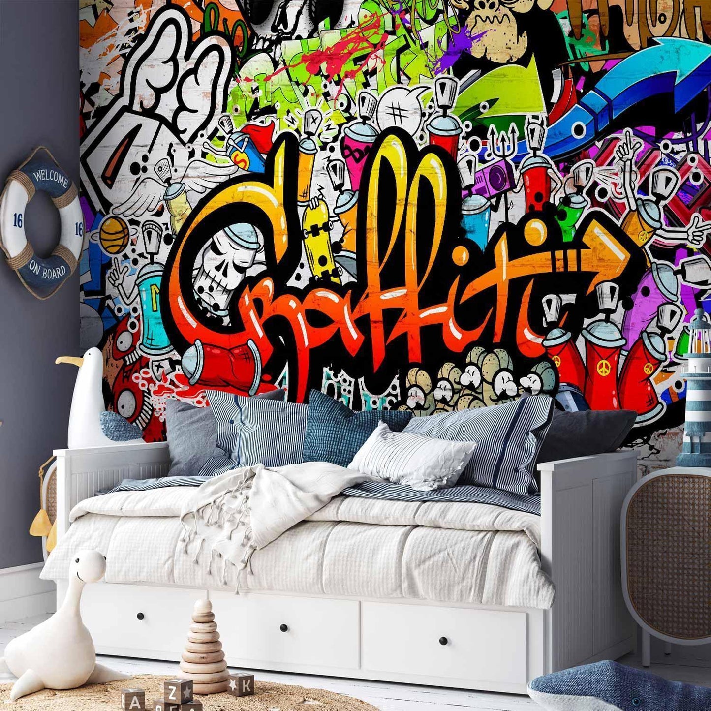 Fototapete - Colorful Graffiti
