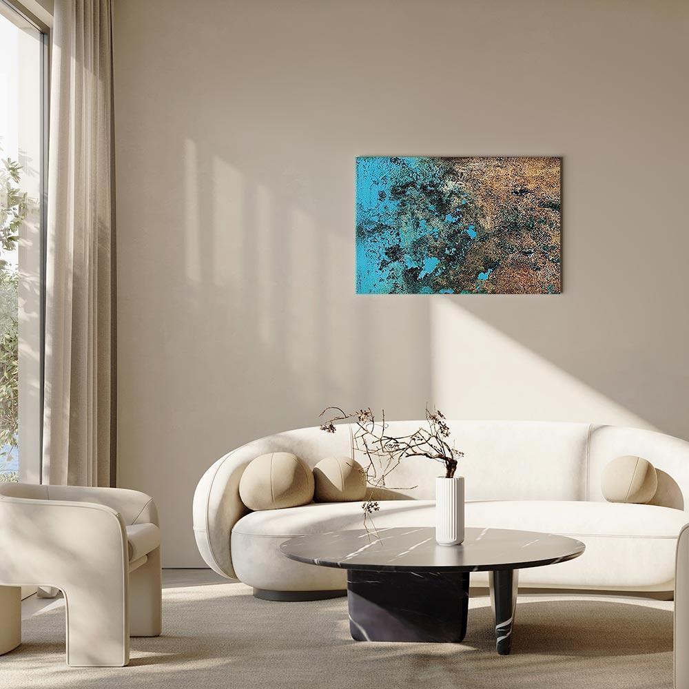 Leinwandbild - Azure Archipelago (1 Part) Wide