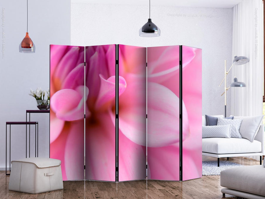 Paravent - Flower petals - dahlia II Artgeist