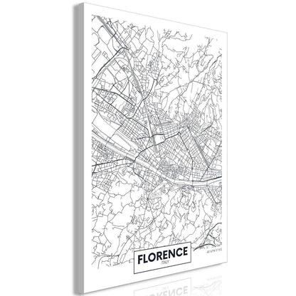 Leinwandbild - Florence Map