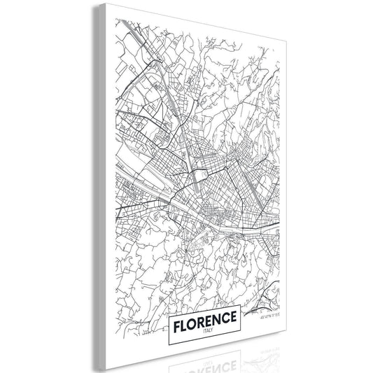 Leinwandbild - Florence Map