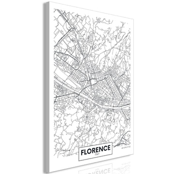 Leinwandbild - Florence Map
