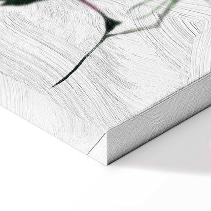 Leinwandbild - Lonely Rose (1 Part) Vertical