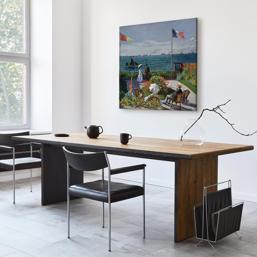 Leinwandbild - Claude Monet – Terrace at Sainte-Adresse