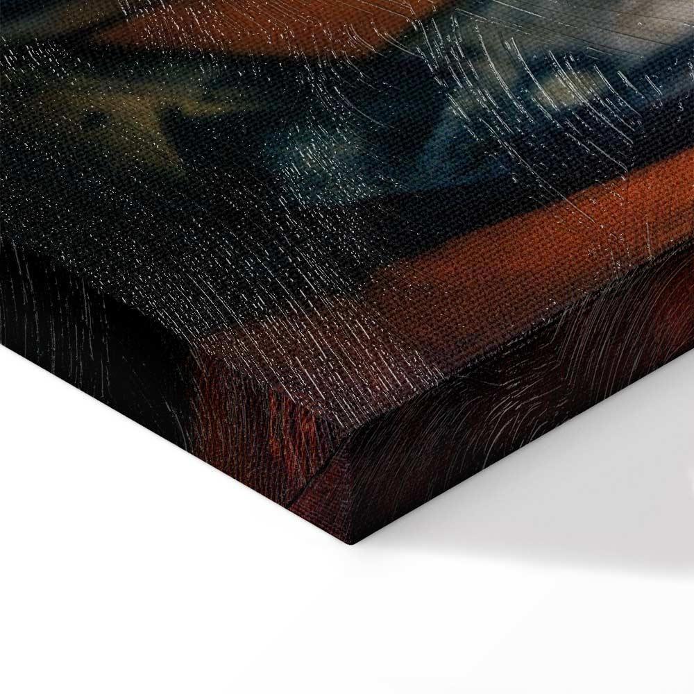 Leinwandbild - Franz Marc – The tower of blue horses