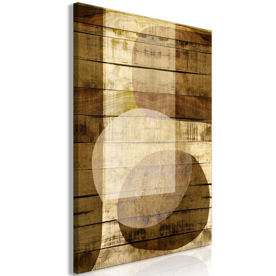 Leinwandbild - Golden Chocolate (1 Part) Vertical Artgeist