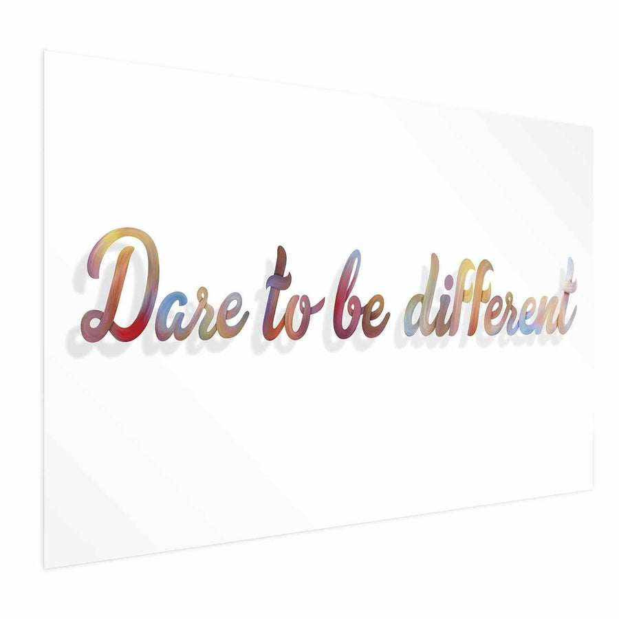 Poster - Dare to Be Different Artgeist