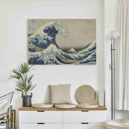 Leinwandbild - The Great Wave (Hokusai Katsushika) Artgeist