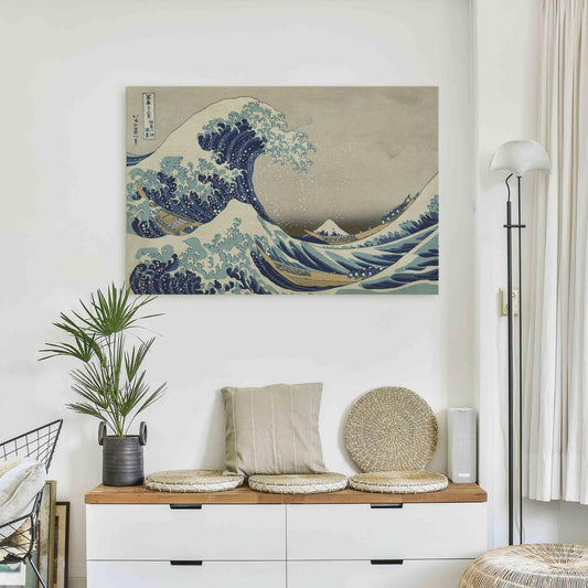 Leinwandbild - The Great Wave (Hokusai Katsushika) Artgeist