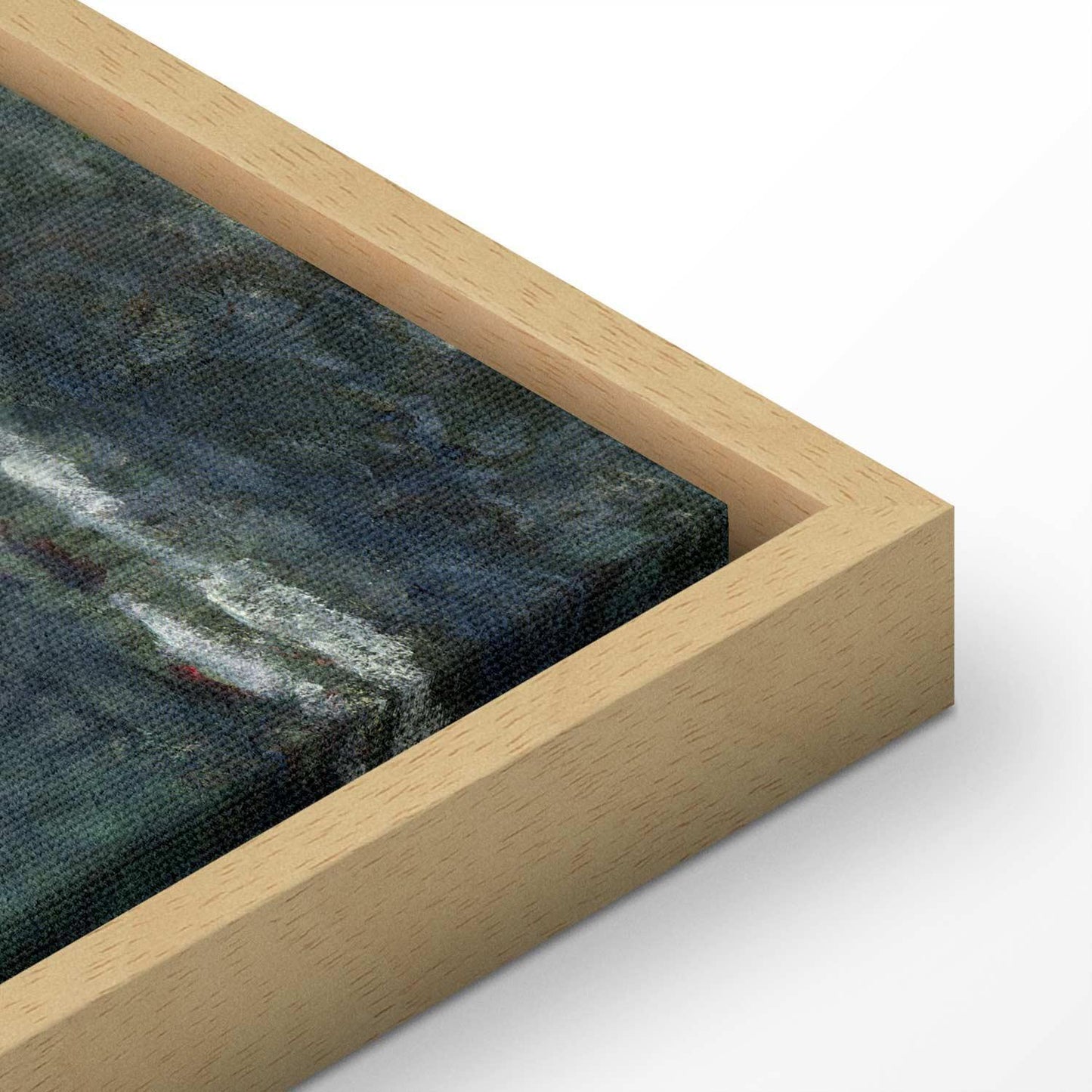 Leinwandbild - Claude Monet – Waterlilies: Green Reflections