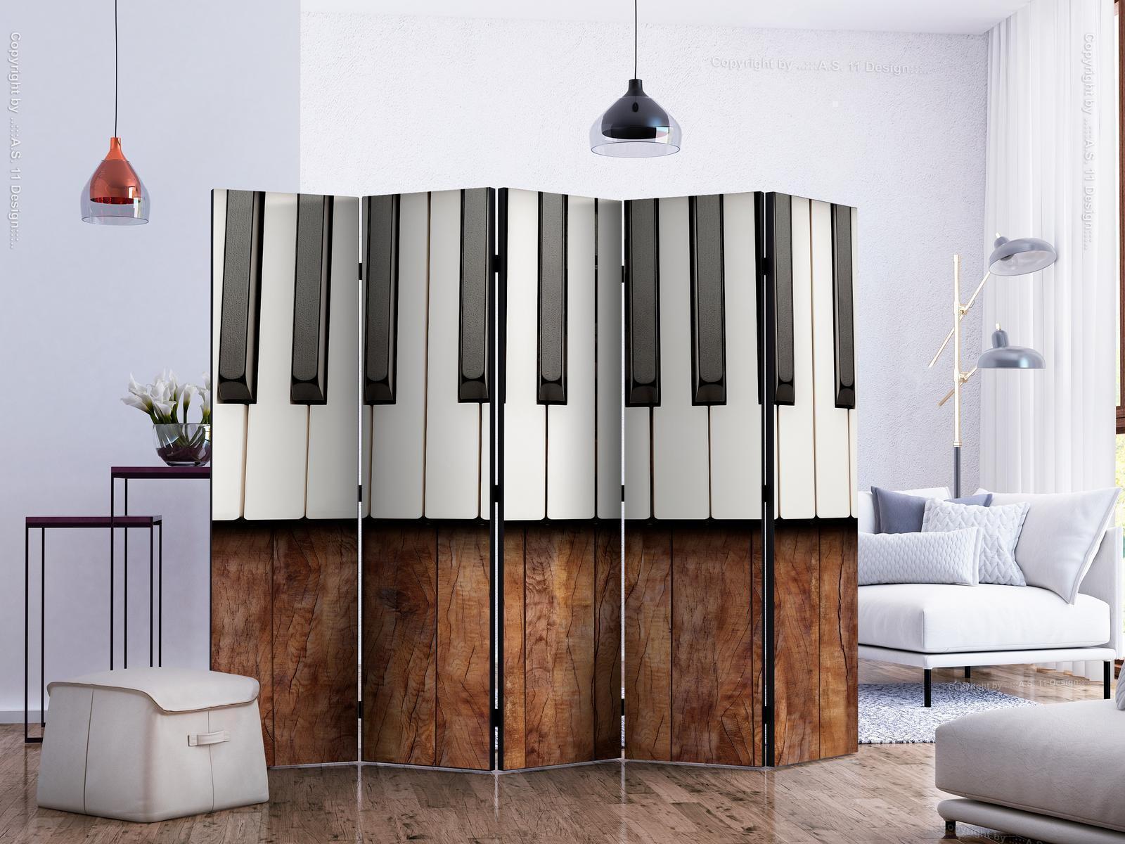 Paravent - Inspired by Chopin - mahogany II Artgeist