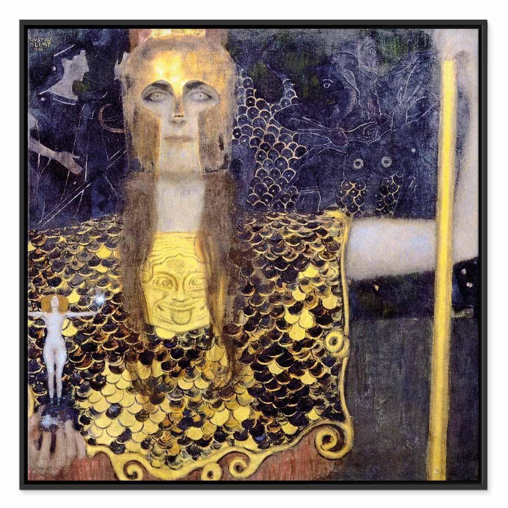 Leinwandbild - Gustav Klimt – Pallas Athene