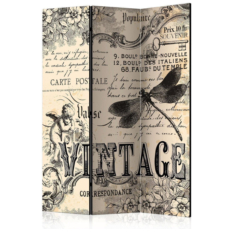 Paravent - Vintage Correspondence Artgeist