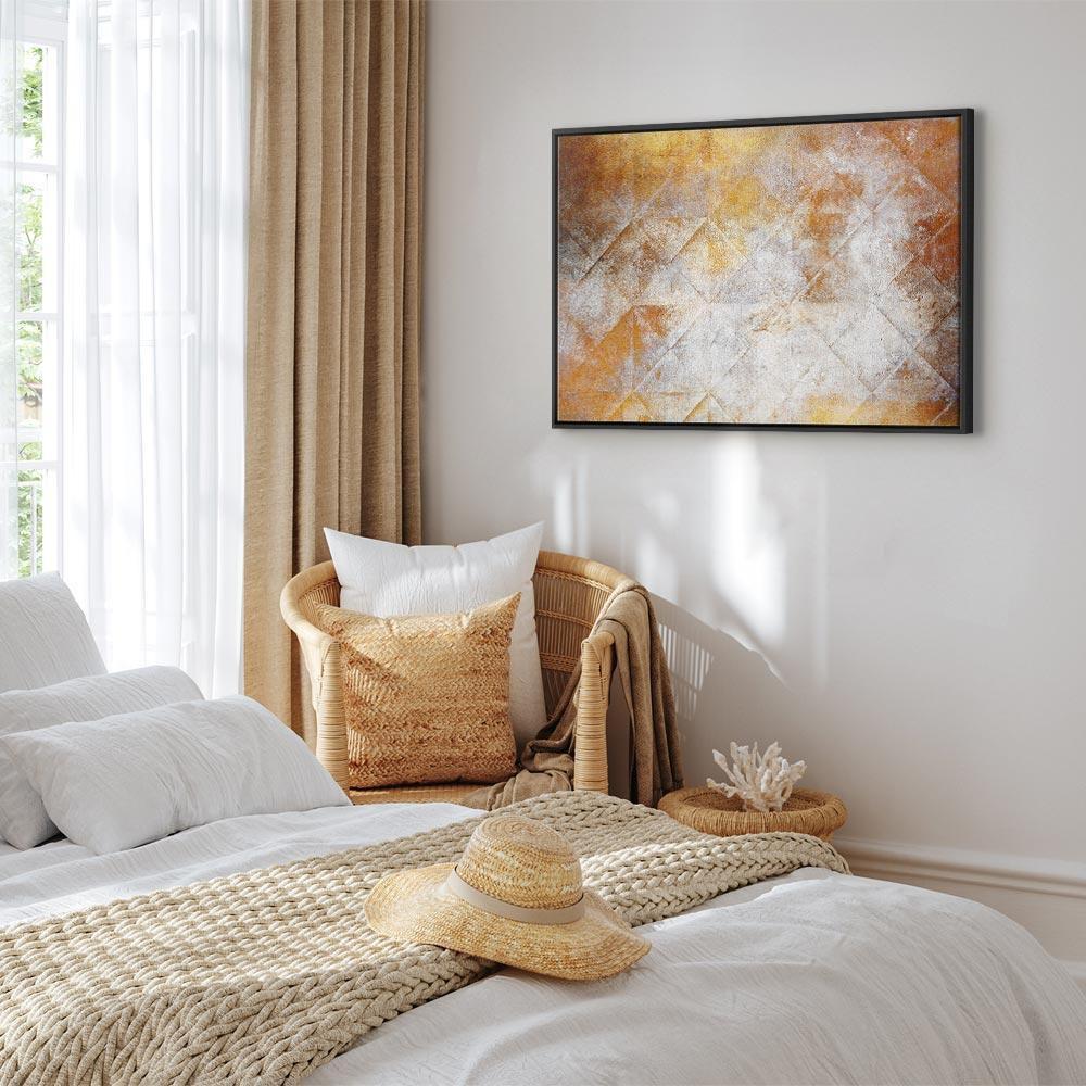 Leinwandbild - Golden Modernism (1 Part) Wide