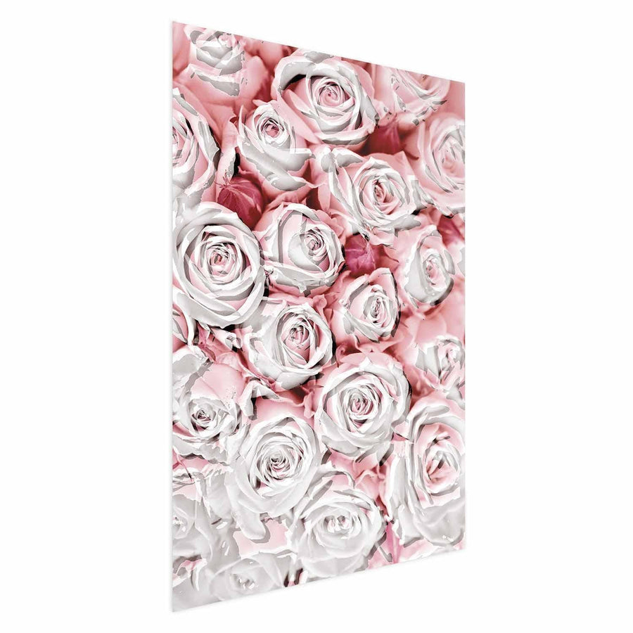 Poster - White Roses Artgeist