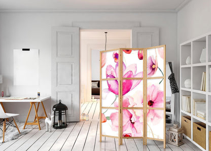 Japanischer Paravent - Floral Bliss I