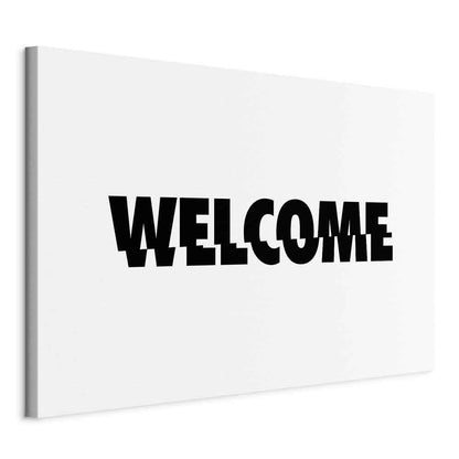 Leinwandbild - Welcome (1 Part) Wide