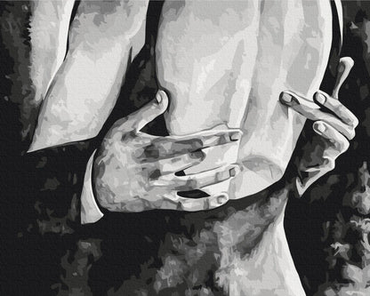 Malen nach Zahlen - Hug me