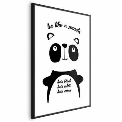 Poster - Be Like a Panda Artgeist