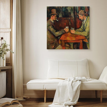 Leinwandbild - Paul Cézanne – The Card Players