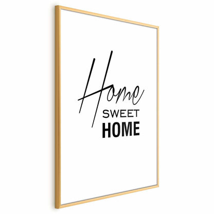 Poster - Black and White: Home Sweet Home