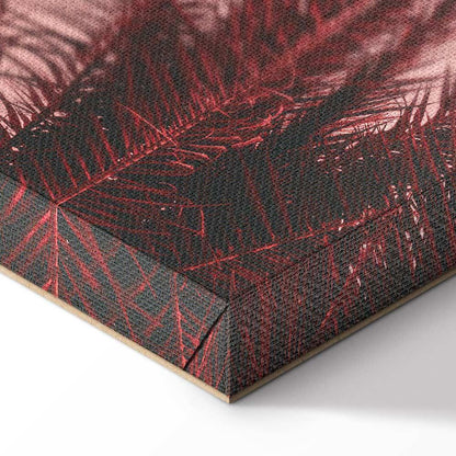 Leinwandbild - Palm Trees at Sunset (1 Part) Vertical