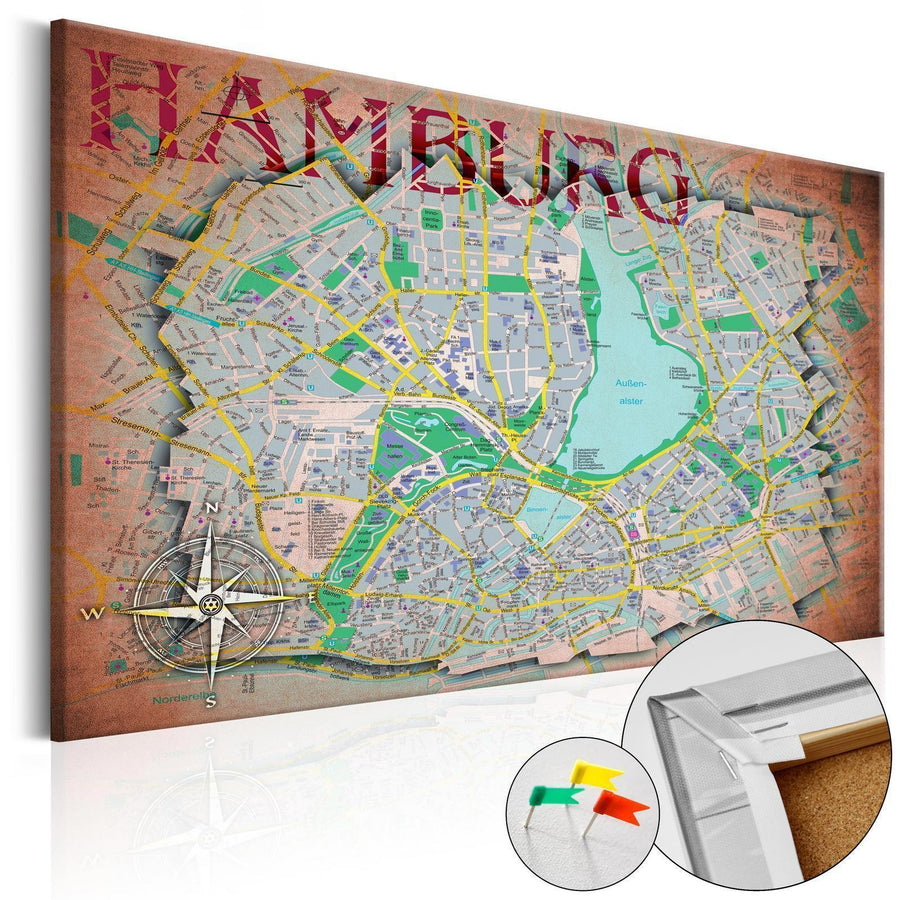 Korkbild - Hamburg Artgeist