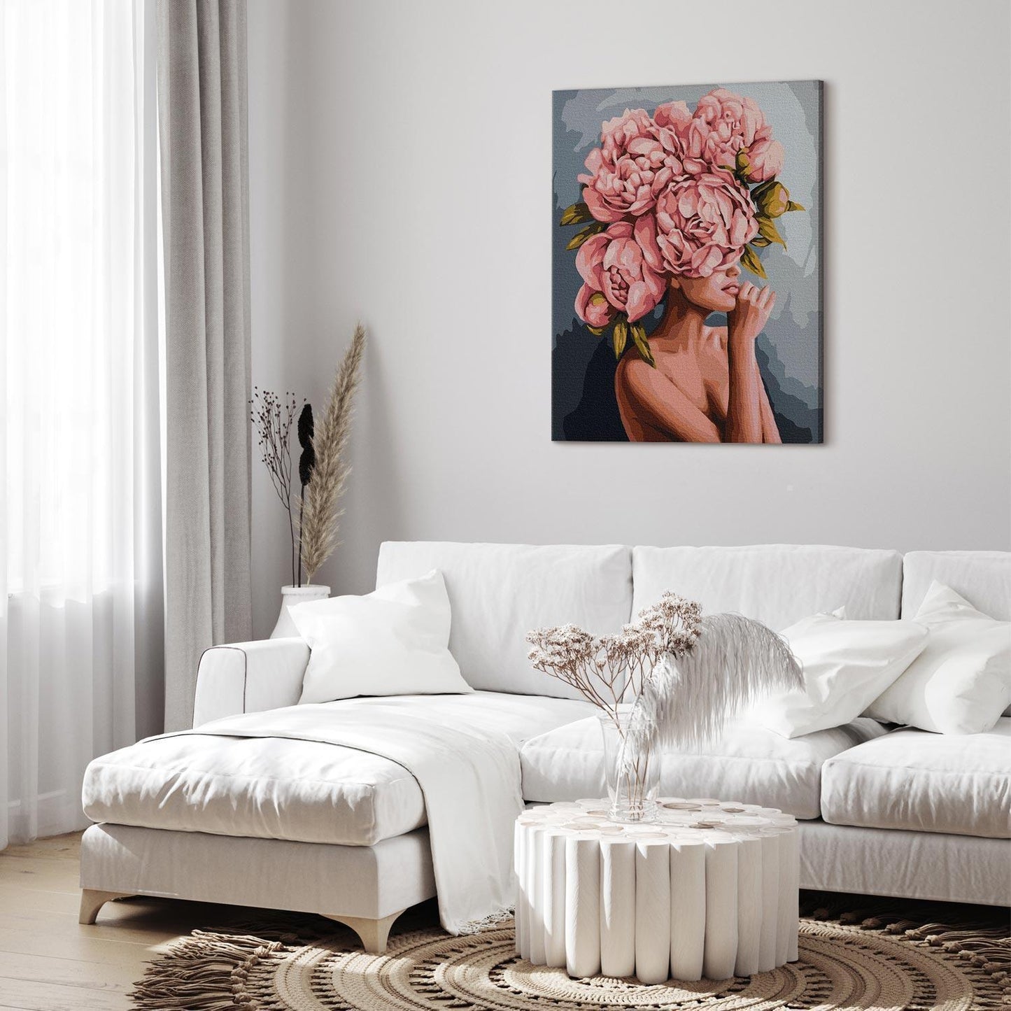 Malen nach Zahlen - Queen of peonies