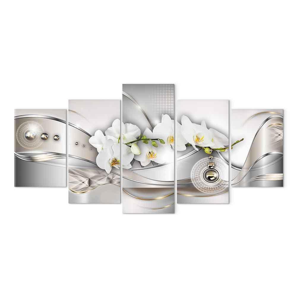 Leinwandbild - Pearl Dance of Orchids