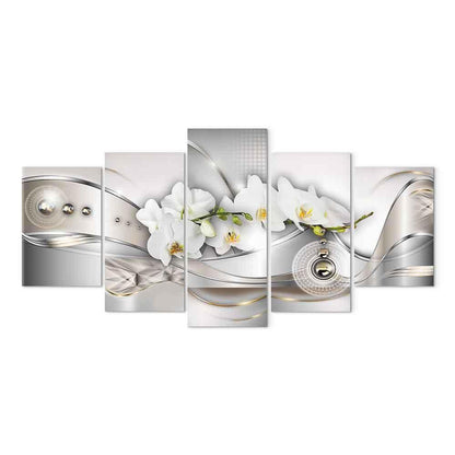 Leinwandbild - Pearl Dance of Orchids