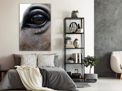 Leinwandbild - Honest Eyes (1 Part) Vertical Artgeist