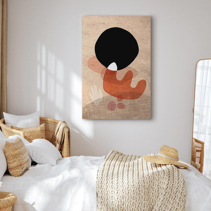 Leinwandbild - Black Stone (1 Part) Vertical