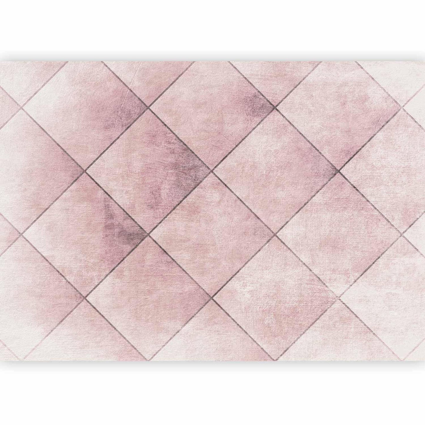 Fototapete - Perfect cuts - uniform geometric pattern in tiled pattern with pattern