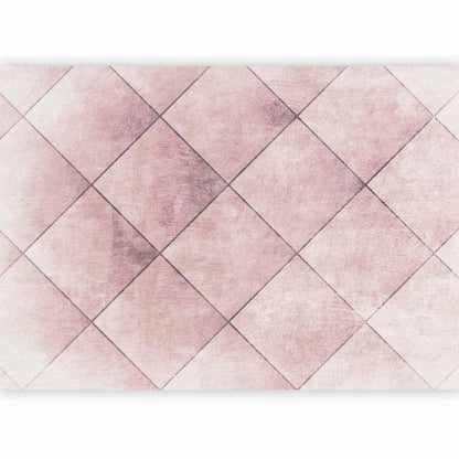 Fototapete - Perfect cuts - uniform geometric pattern in tiled pattern with pattern