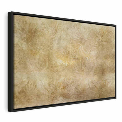 Leinwandbild - Vintage Leaves (1 Part) Wide