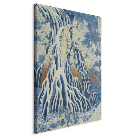 Leinwandbild - Kirifuri Fall on Kurokami Mount from the series 'Shokoku Taki Meguri' (A Journey to the Waterfalls of All the Provinces) (Hokusai Katsushika) Artgeist