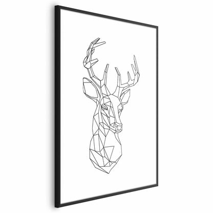 Poster - Geometric Deer Artgeist
