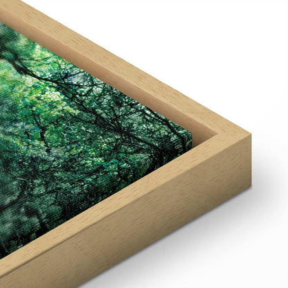 Leinwandbild - Green Pergola (1 Part) Vertical